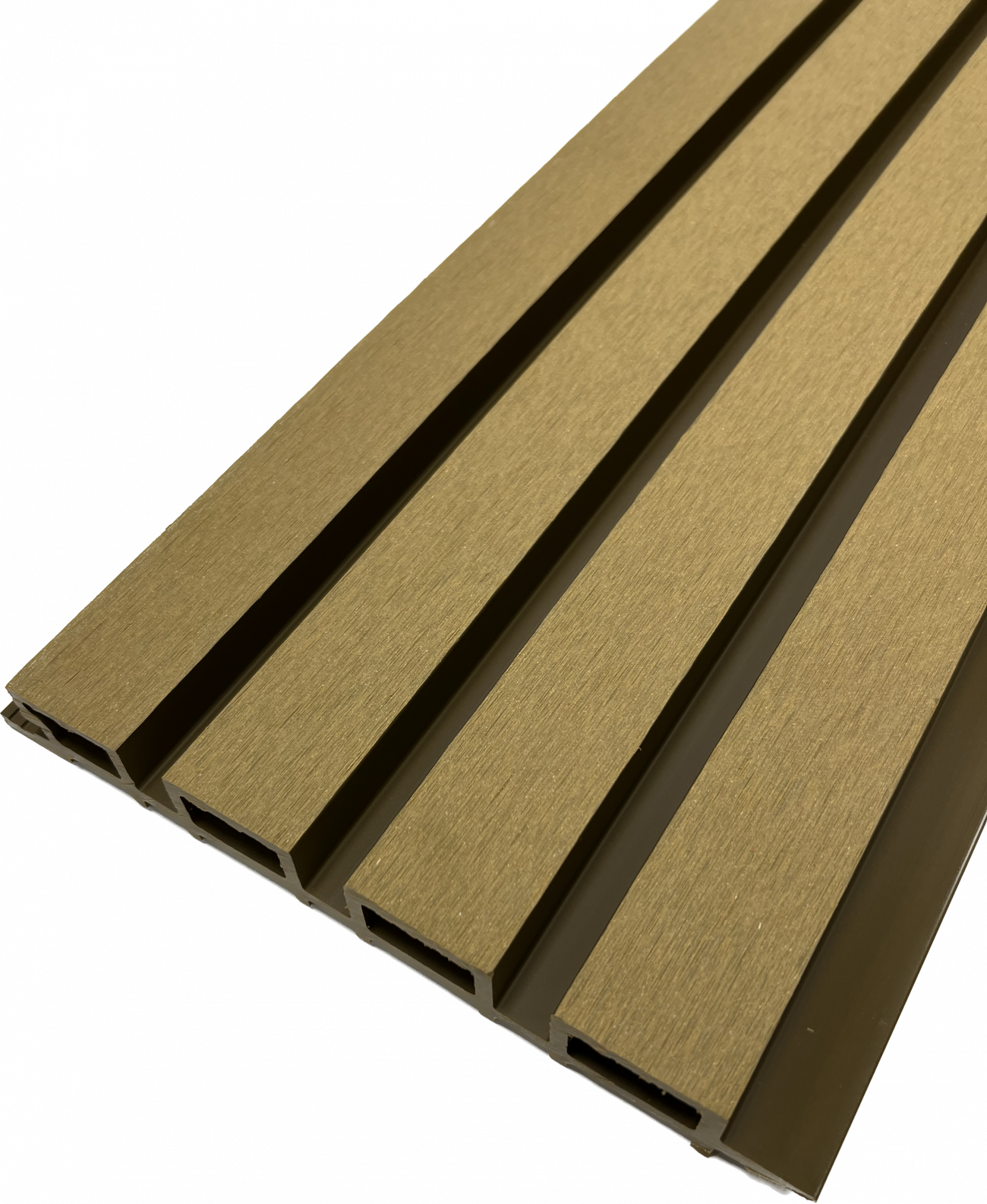 Slatted Oak Classic Composite Cladding